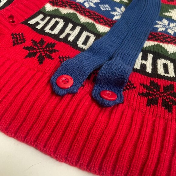 “Ho Ho Ho” Ugly Christmas Sweater Vest - Picture 5 of 8